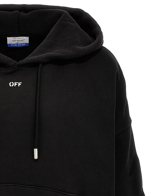 Off-White Gray Cotton Sweatshirt