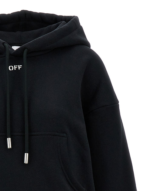 Off-White Black Cotton Hoodie
