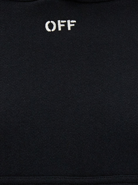 Off-White Black Cotton Hoodie