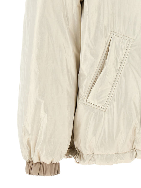 Brunello Cucinelli Beige Polyester Full-Length Jacket