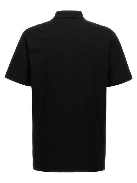 Givenchy Black Cotton Polo Shirt