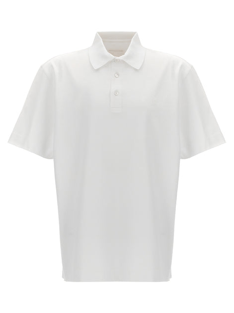 Givenchy White Cotton Polo Shirt