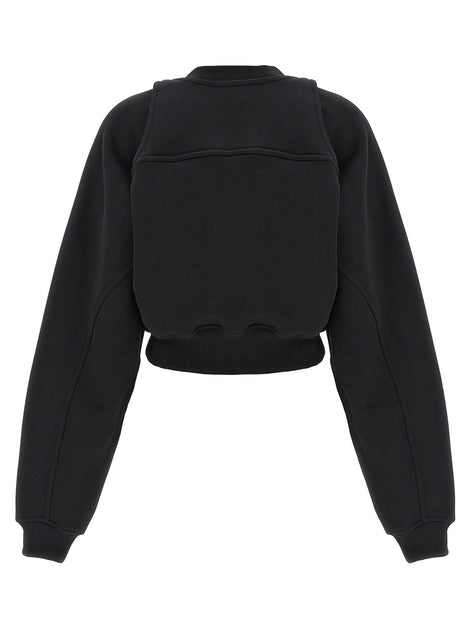 Off-White Bicolor Cotton Sweatshirt