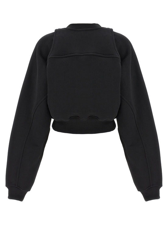 Off-White Bicolor Cotton Sweatshirt