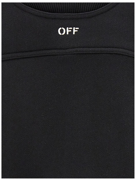 Off-White Bicolor Cotton Sweatshirt