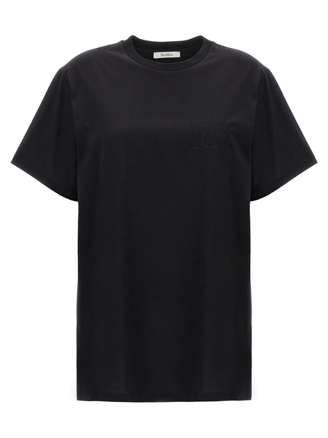 Max Mara Black Cotton T-Shirt