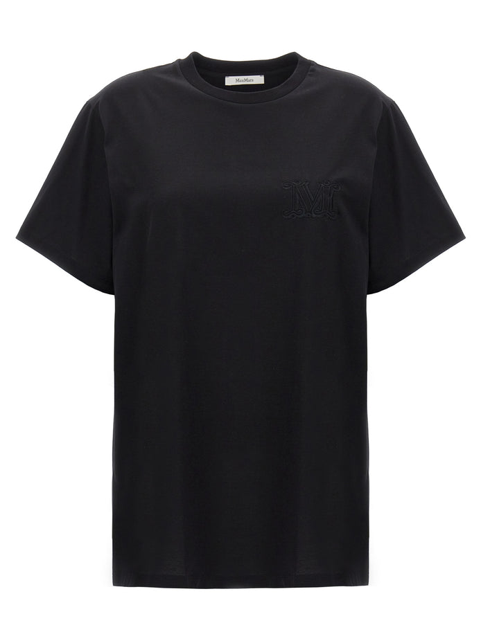 Max Mara Black Cotton T-Shirt
