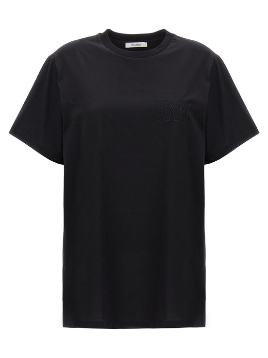 Max Mara Black Cotton T-Shirt