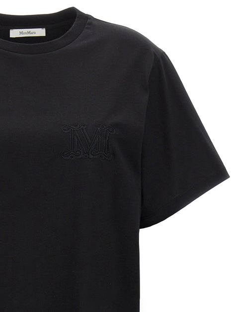 Max Mara Black Cotton T-Shirt