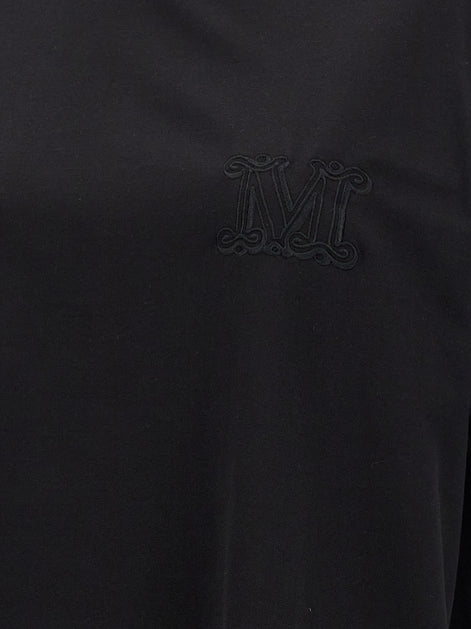 Max Mara Black Cotton T-Shirt