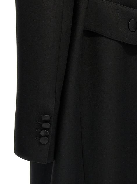 Dolce & Gabbana Black Virgin Wool Coat