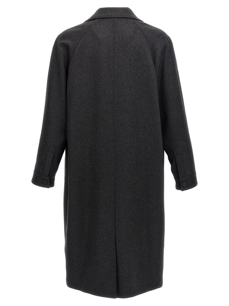 Fendi Gray Cashmere Coat