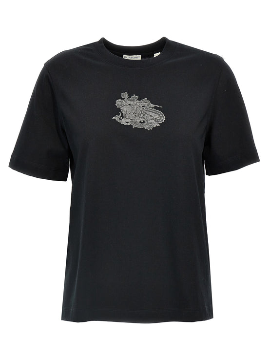 Burberry Black Cotton T-Shirt