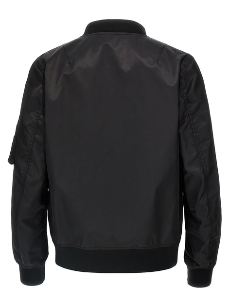 Valentino Garavani Black Polyamide Bomber
