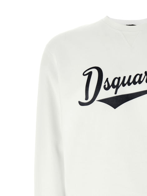 Dsquared² White Cotton Sweatshirt