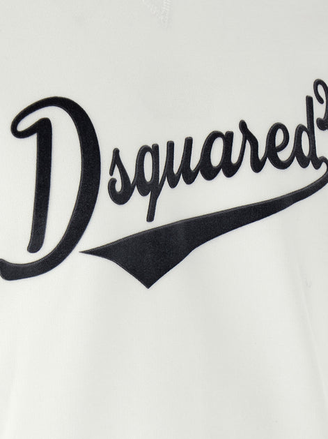 Dsquared² White Cotton Sweatshirt
