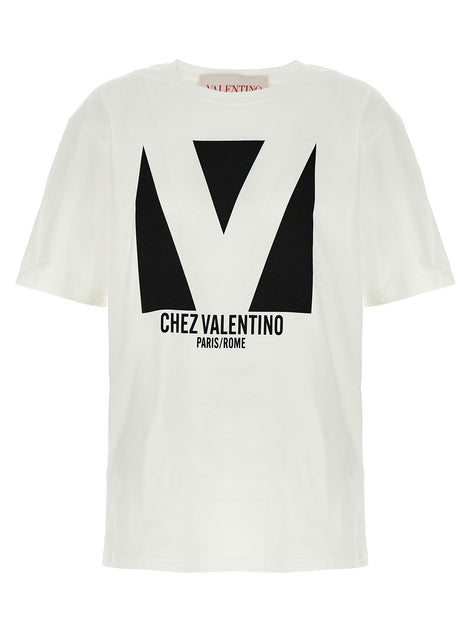 Valentino Garavani White Cotton T-Shirt