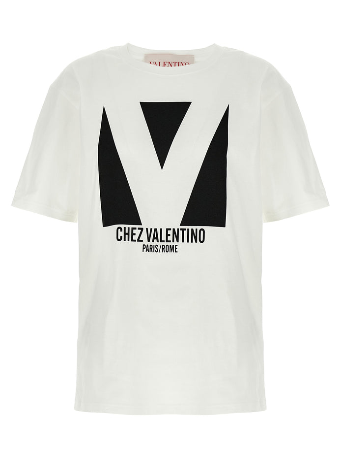Valentino Garavani White Cotton T-Shirt