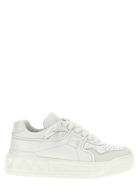 Valentino Garavani White Calfskin Chunky Sneakers