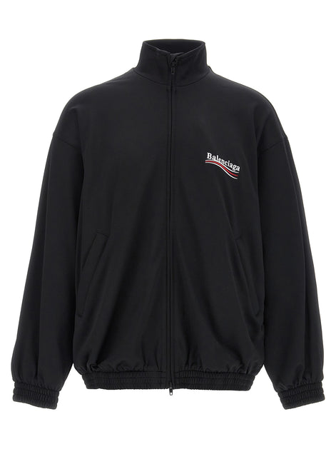 Balenciaga Black Polyamide Sweatshirt