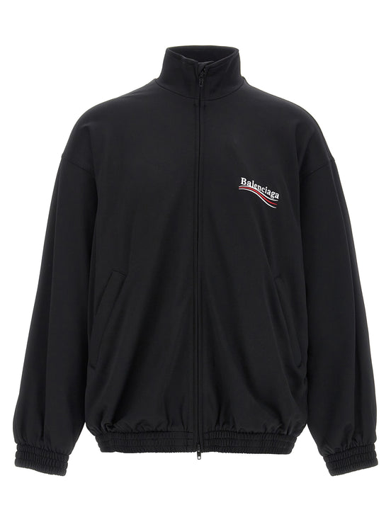 Balenciaga Black Polyamide Sweatshirt