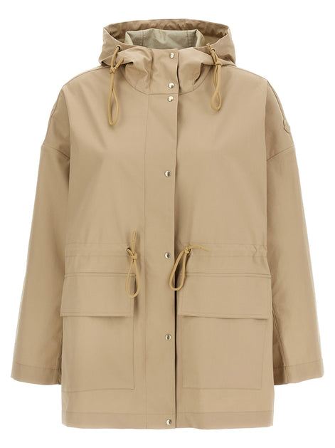 Moncler Beige Cotton Parka