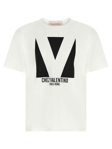 Valentino Garavani Bicolor Cotton T-Shirt