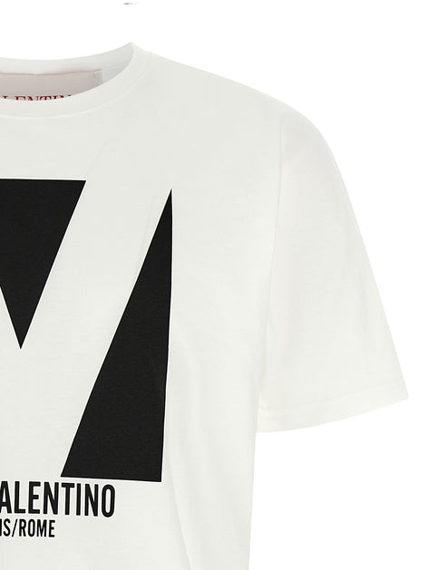 Valentino Garavani Bicolor Cotton T-Shirt