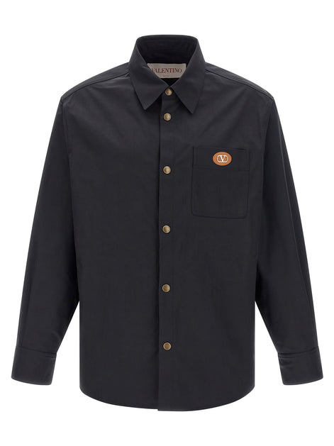 Valentino Garavani Blue Polyester Full-Length Jacket