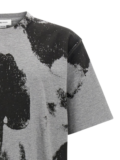 Alexander McQueen Gray Cotton T-Shirt