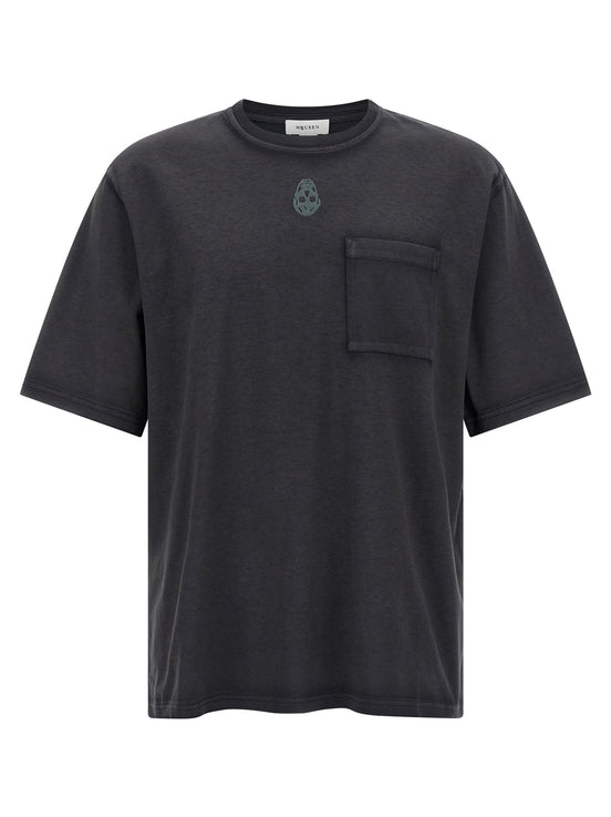 Alexander McQueen Black Cotton T-Shirt