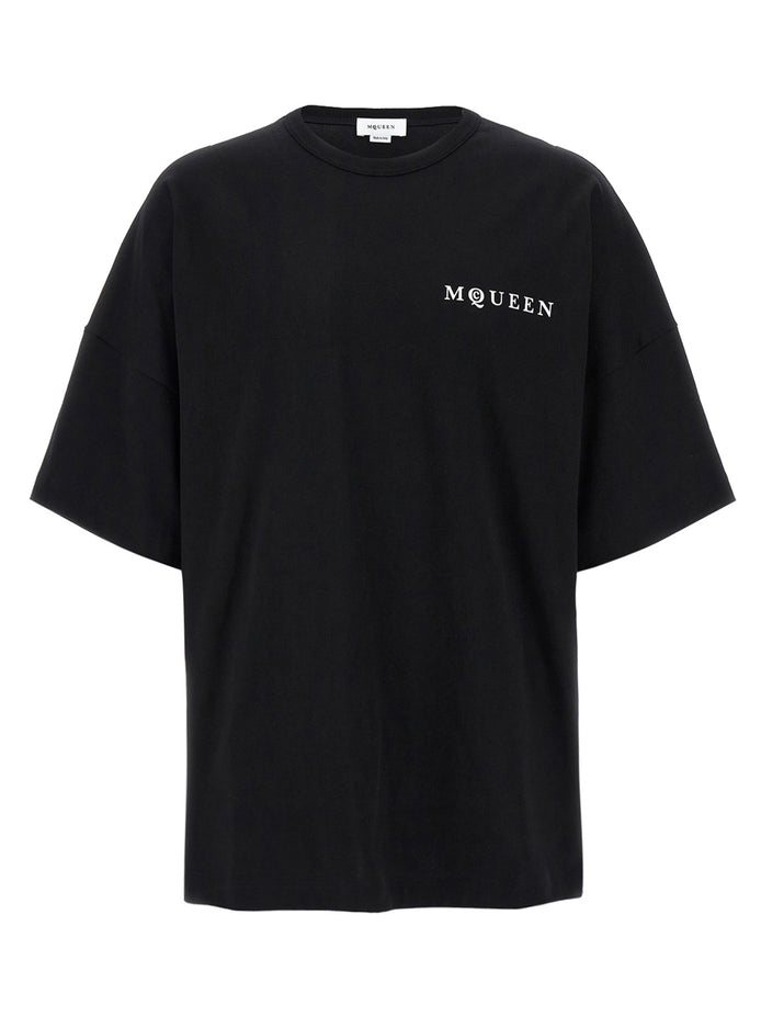 Alexander McQueen Bicolor Cotton T-Shirt