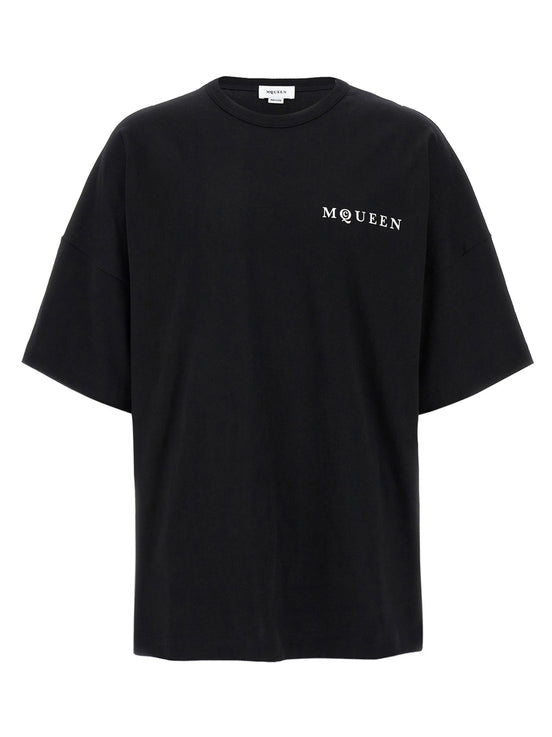 Alexander McQueen Bicolor Cotton T-Shirt