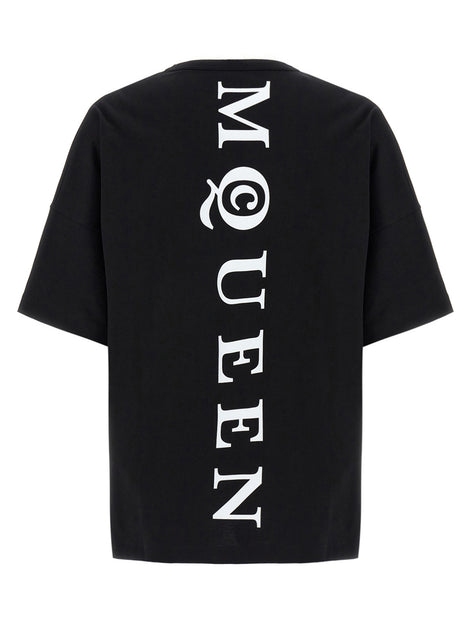 Alexander McQueen Bicolor Cotton T-Shirt