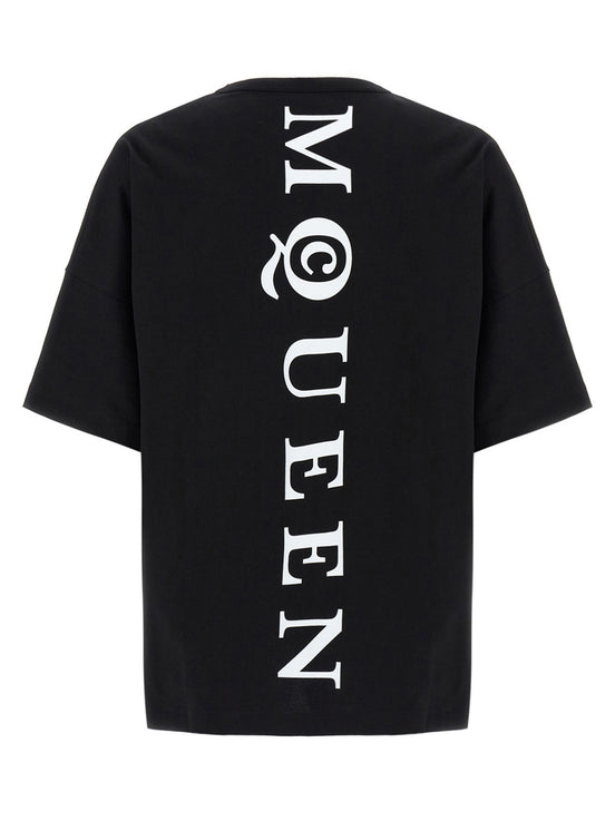 Alexander McQueen Bicolor Cotton T-Shirt