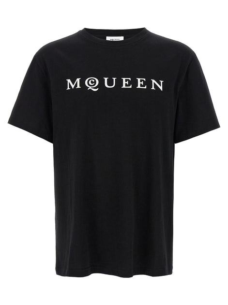 Alexander McQueen Bicolor Cotton T-Shirt