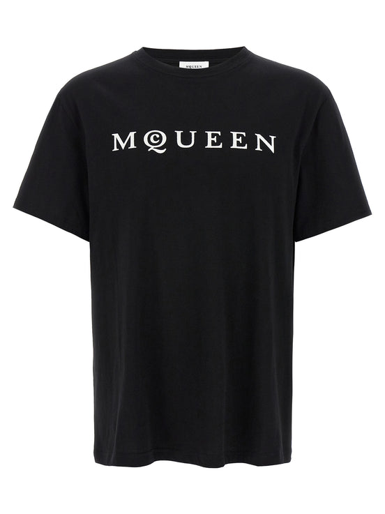 Alexander McQueen Bicolor Cotton T-Shirt