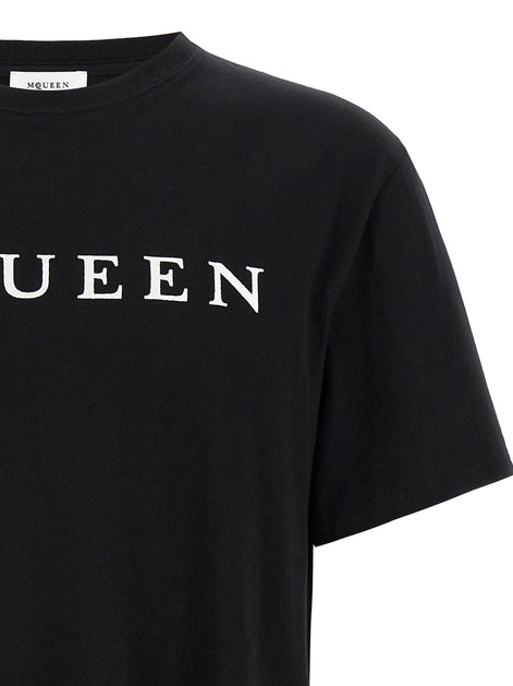 Alexander McQueen Bicolor Cotton T-Shirt