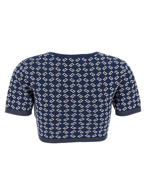 Givenchy Blue Viscose T-Shirt