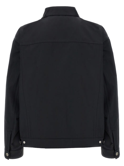 Dsquared² Black Polyester Full-Length Jacket
