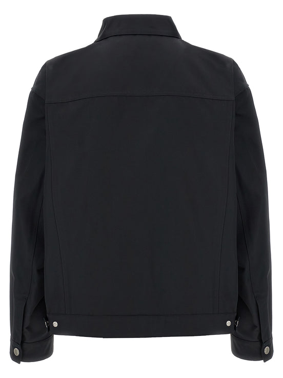 Dsquared² Black Polyester Full-Length Jacket