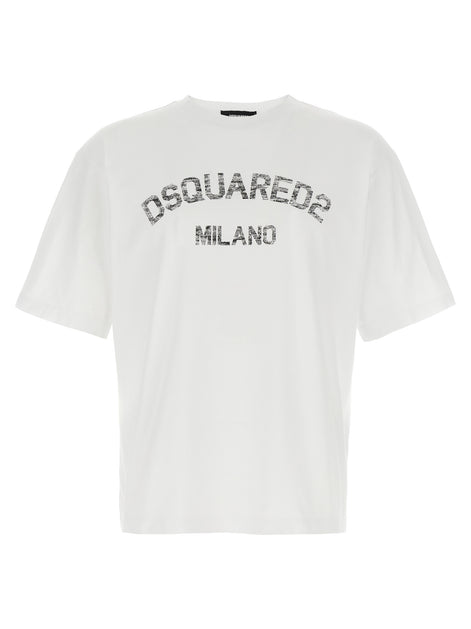 Dsquared² White Cotton T-Shirt