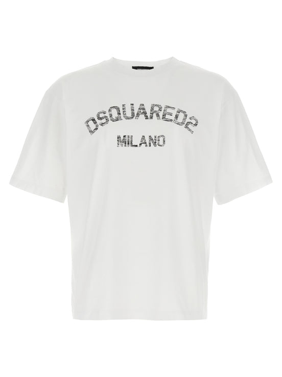 Dsquared² White Cotton T-Shirt