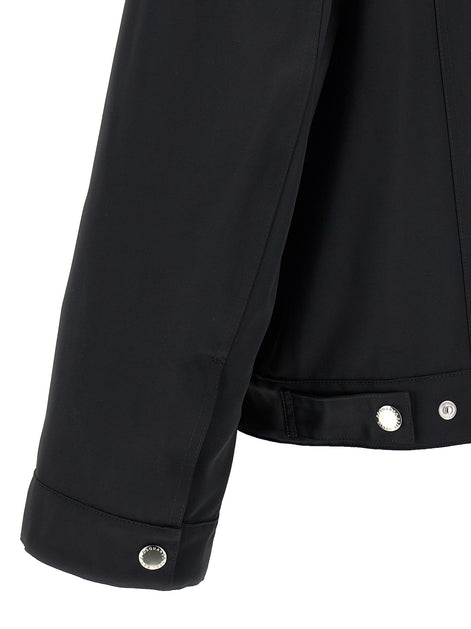 Dsquared² Black Polyester Full-Length Jacket