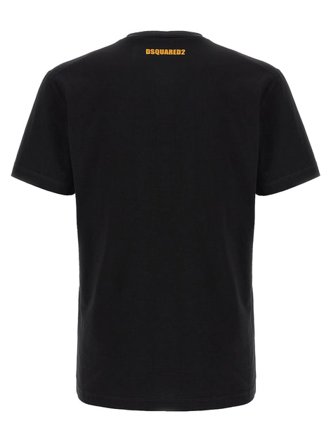 Dsquared² Black Cotton T-Shirt