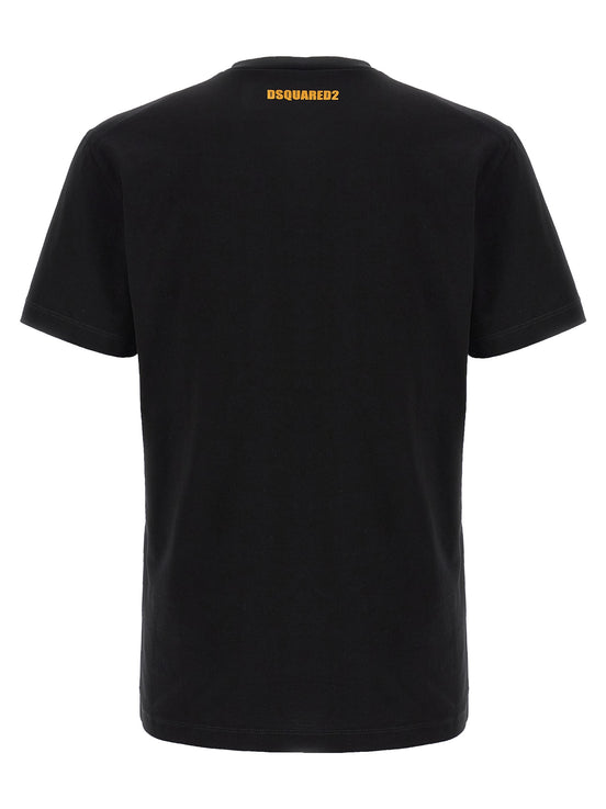 Dsquared² Black Cotton T-Shirt