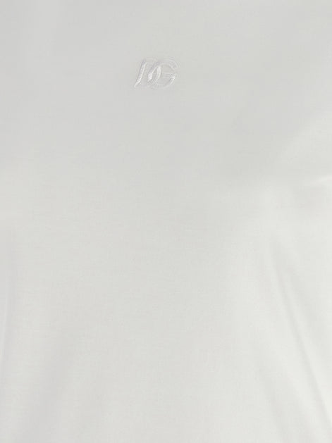 Dolce & Gabbana White Cotton T-Shirt