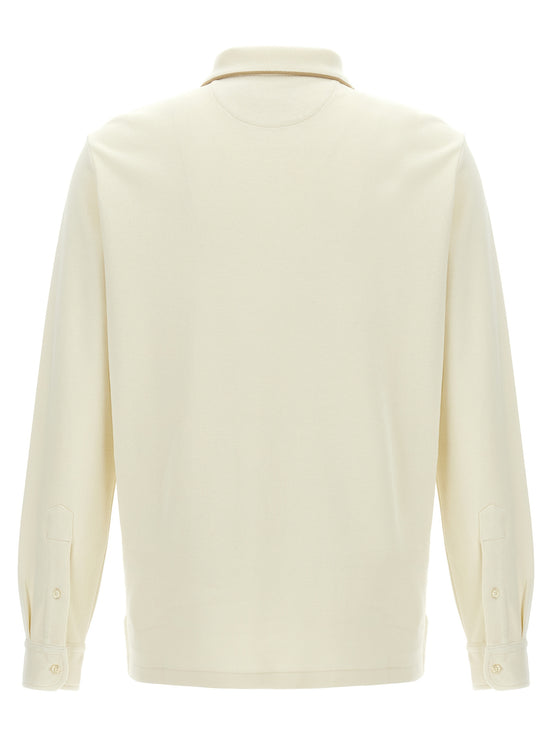 Polo Ralph Lauren Beige Cotton Polo Shirt