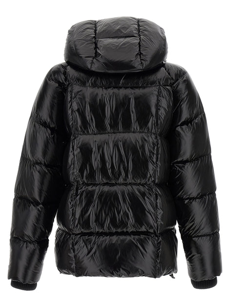 Dsquared² Black Polyamide Full-Length Jacket