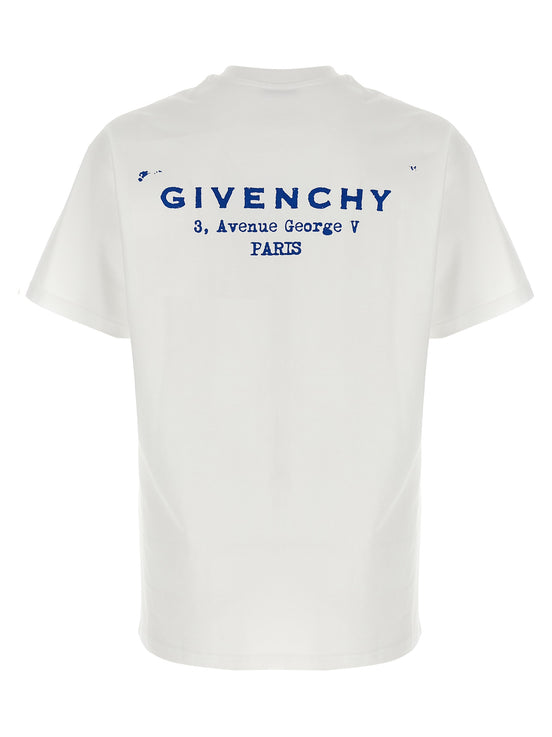 Givenchy White Cotton T-Shirt
